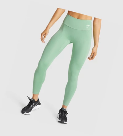 Leggins Gymshark Entrenamiento High Waisted Mujer Verdes | 8937-OVRQJ