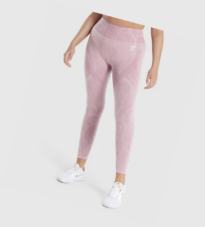 Leggins Gymshark Mercury Seamless High Waisted Mujer Morados Claro | 3562-JENYD