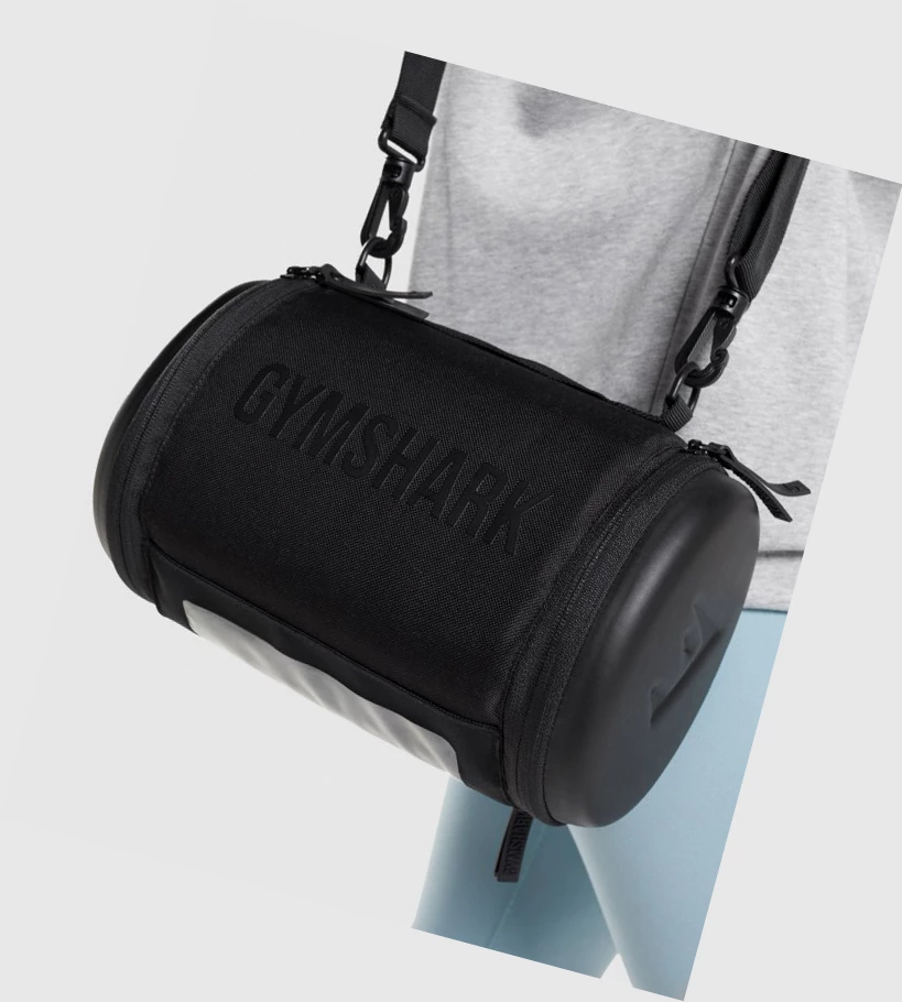 Bolsos & Mochilas Gymshark Lifting Club Barrel Mujer Negros | 9365-KEDZA