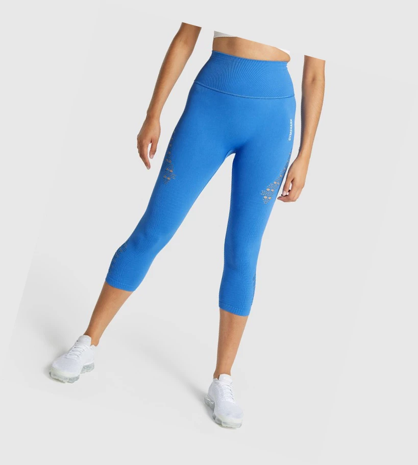 Gymshark, Pants & Jumpsuits, Gymshark Energy Seamless Cropped Leggings Xs