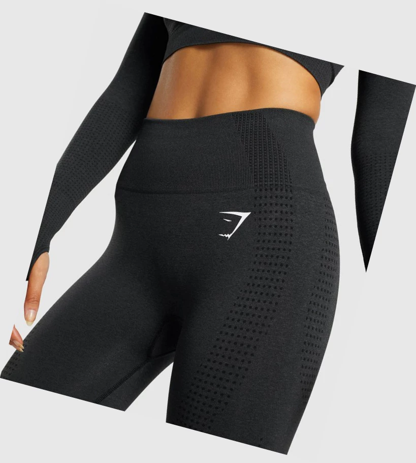 Leggins Gymshark Vital Seamless 2.0 High Waisted Mujer Negros | 9487-XISYL